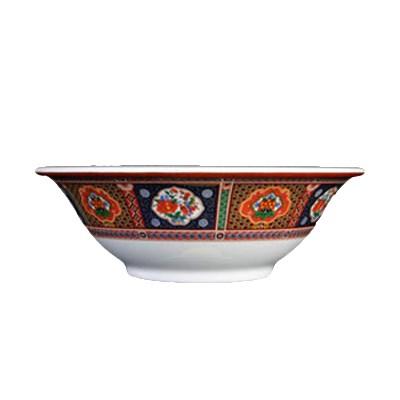 Thunder Group 5108TP 34 oz Peacock Pattern Melamine Deep Bowl