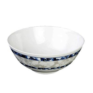 Thunder Group 5207DL 39 oz Blue Dragon Pattern Melamine Rice Bowl