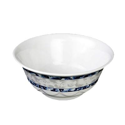 Thunder Group 5285DL Blue Dragon 1.66 Qt. Round Melamine Scalloped Bowl