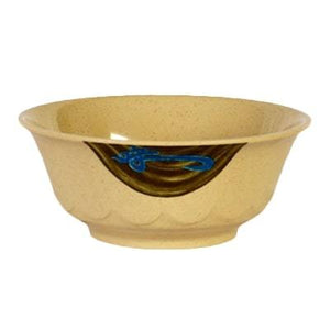 Thunder Group 5285J Wei 1.66 Qt. Round Melamine Scalloped Bowl