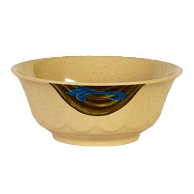 Thunder Group 5285J Wei 1.66 Qt. Round Melamine Scalloped Bowl
