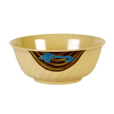 Thunder Group 5306J Wei 21 oz. Round Melamine Swirl Bowl