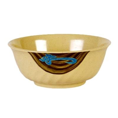 Thunder Group 5309J Bowl, 72 Oz, 9" Dia, Swirl, BPA Free, NSF
