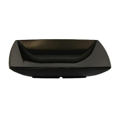 Thunder Group 62008BK Classic Black 28 oz. Square Melamine Bowl