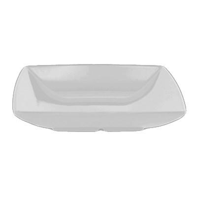 Thunder Group 62008WT Classic White 28 oz. Square Melamine Bowl