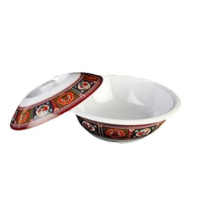 Thunder Group 8010TP Serving Bowl, 75 Oz, 10" Dia, With Lid, BPA Free, NSF
