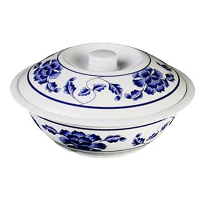 Thunder Group 8011TB Serving Bowl, 80 Oz, 11" Dia, With Lid, BPA Free, NSF
