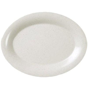 Thunder Group AD209WS Platter, 9-1/2" X 7-1/4", Oval, BPA Free, NSF