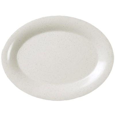 Thunder Group AD212WS Platter, 12" X 9", Oval, BPA Free, NSF