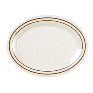 Thunder Group AD214AA Platter, 14" X 10", Oval, BPA Free, NSF