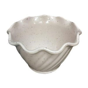 Thunder Group AD313WS Dessert Dish, 5 Oz, Scalloped Edge, BPA Free, NSF