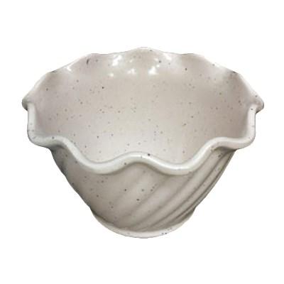Thunder Group AD313WS Dessert Dish, 5 Oz, Scalloped Edge, BPA Free, NSF