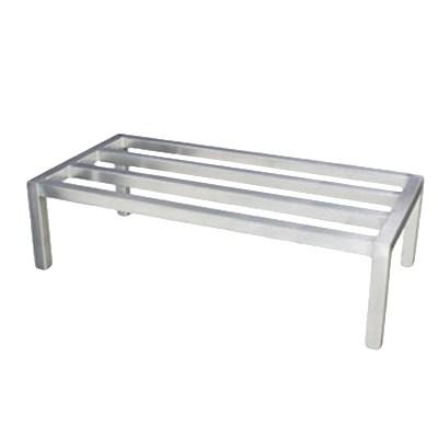Thunder Group ALDN2048E Aluminum Dunnage Rack, 20" X 48" X 8" 1500 Lbs, NSF
