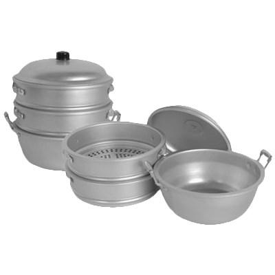 Thunder Group ALST005 Aluminum Steamer Set 13"D x 19.5"H