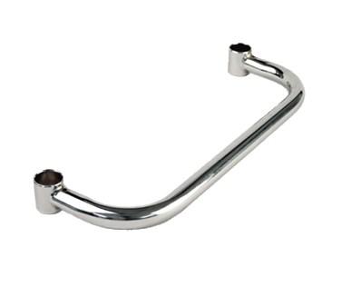 Thunder Group CMCH024 Cart Handle, 24"L Extended, Chrome-Finish, NSF