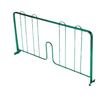 Thunder Group CMDE018 Shelf Divider, 18"L, Pressure-Fit, Epoxy Coated, Green, NSF