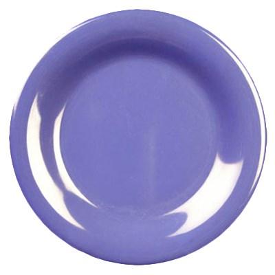 Thunder Group CR007BU 7-5/8" Purple Wide Rim Melamine Plate