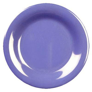 Thunder Group CR010BU 10-1/2" Purple Round Wide Rim Melamine Plate