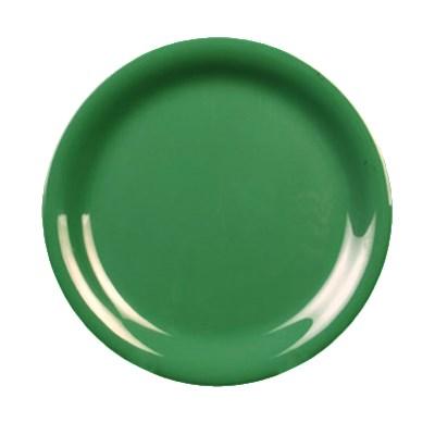 Thunder Group CR106GR Plate, Green, 6-1/2" Dia, Round, BPA Free, NSF