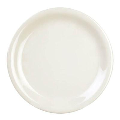 Thunder Group CR106V Plate, Ivory, 6-1/2" Dia, Round, BPA Free, NSF