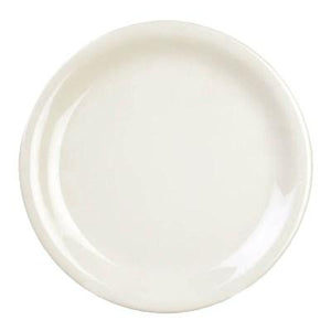 Thunder Group CR107V Plate, Ivory, 7-1/4" Dia, Round, BPA Free, NSF