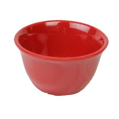Thunder Group CR303PR Bouillon Cup, 7 Oz, 4" Dia, Pure Red, BPA Free, NSF