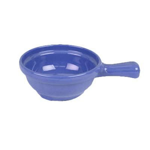 Thunder Group CR305BU 10 oz. Purple Melamine Soup Bowl with Handle