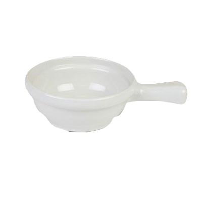 Thunder Group CR305V 10 Oz. Ivory Melamine Soup Bowl with Handle