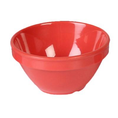 Thunder Group CR313RD 8 oz. Orange Smooth Melamine Bouillon Cup