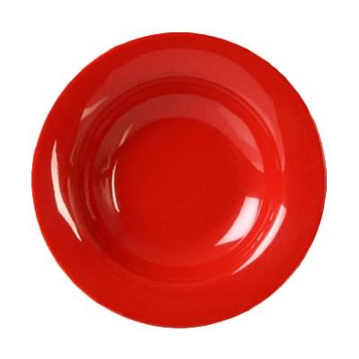 Thunder Group CR5077PR Salad Bowl, 8 Oz, 7-3/4" Dia, Pure Red, BPA Free, NSF