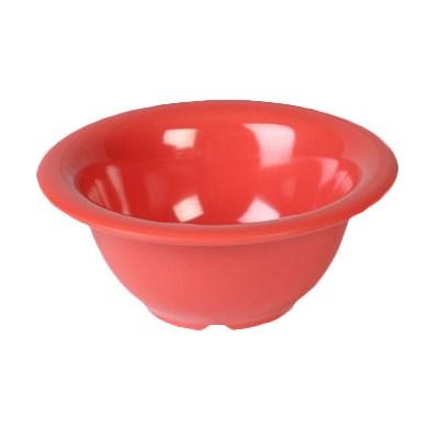 Thunder Group CR5510RD Soup Bowl, 10 Oz, 5-1/2" Dia, Orange, BPA Free, NSF