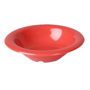 Thunder Group CR5608RD Salad Bowl, 8 Oz, 6" Dia, Orange, BPA Free, NSF