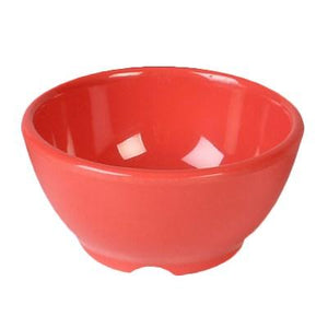 Thunder Group CR5804RD Soup Bowl, 10 Oz, 4-5/8" Dia, Orange, BPA Free, NSF