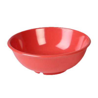 Thunder Group CR5807RD Salad Bowl, 32 Oz, 7-1/2" Dia, Orange, BPA Free, NSF