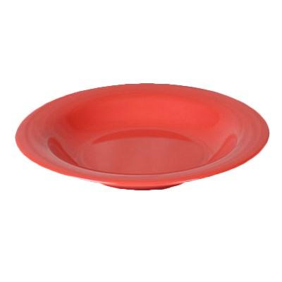 Thunder Group CR5809RD Orange 13 oz. Melamine Salad Bowl