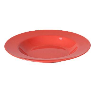 Thunder Group CR5811RD Orange 16 oz. Melamine Pasta Bowl