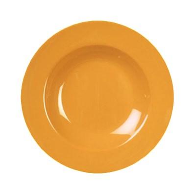 Thunder Group CR5811YW 16 oz. Yellow Melamine Pasta Bowl