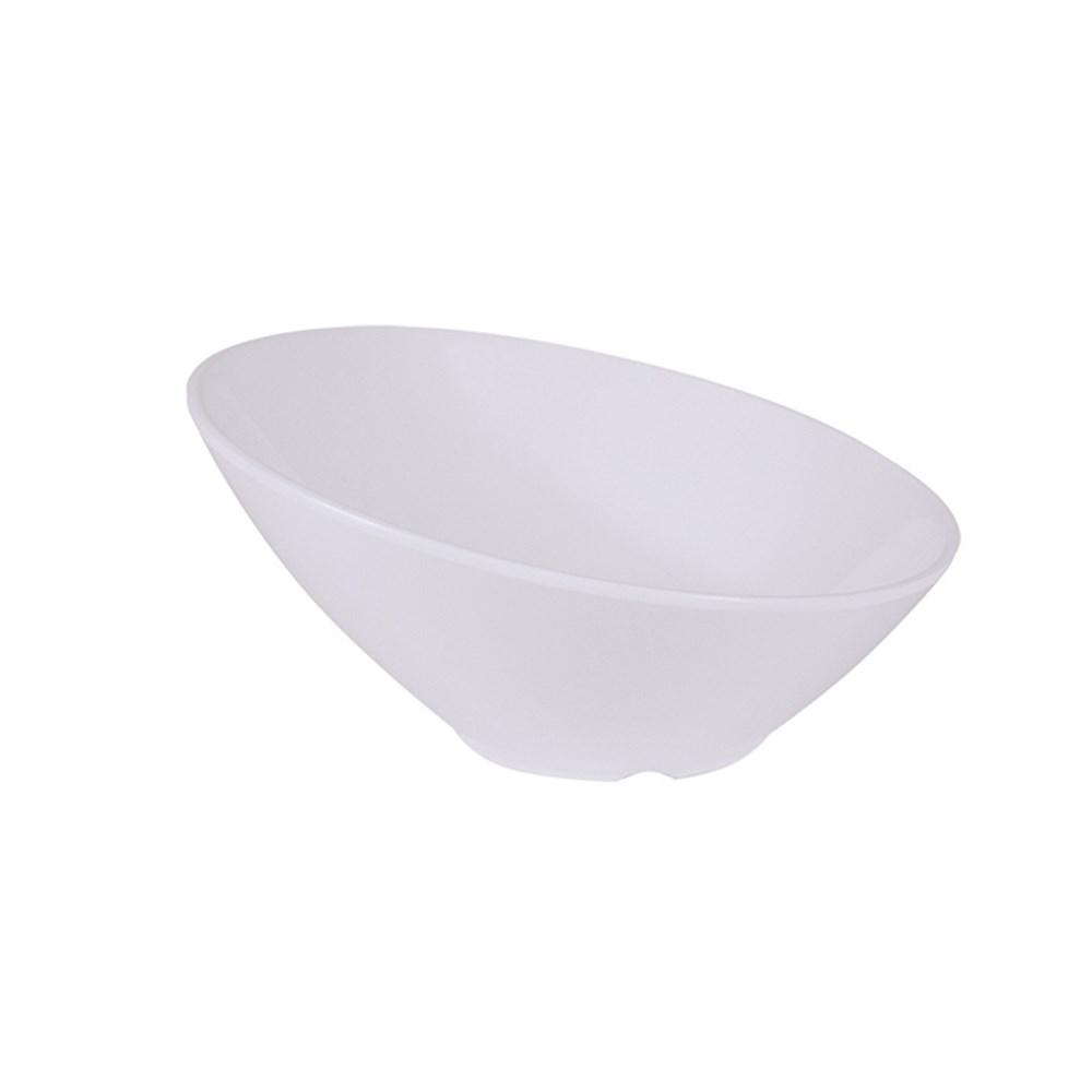 Thunder Group CR804W 12 oz White Melamine Classic Cascading Bowl