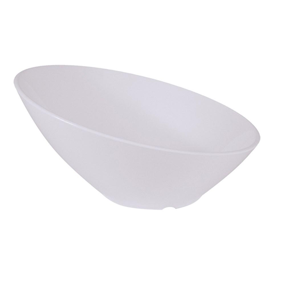 Thunder Group CR805W Bowl, 16 Oz, 8-1/4" Dia X 4-3/16"H, BPA Free, NSF