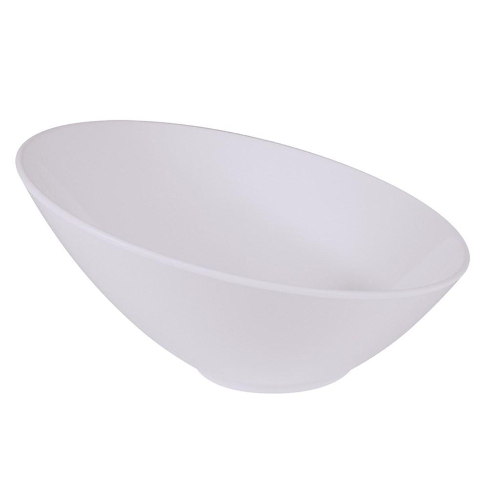 Thunder Group CR807W Bowl, 35 Oz, 10-1/3" Dia X 5-5/16"H, BPA Free, NSF