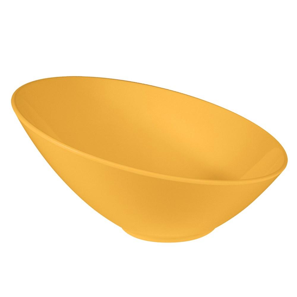 Thunder Group CR807YW Bowl, 35 Oz, 10-1/3" Dia X 5-5/16"H, BPA Free, NSF