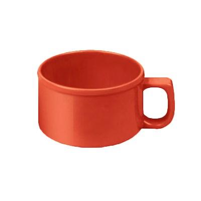 Thunder Group CR9016PR Soup Mug, 10 Oz, 4" Dia, With C-Handle, BPA Free, NSF