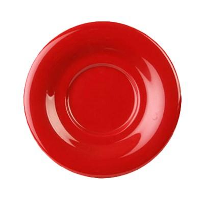 Thunder Group CR9108PR 5-1/2" Pure Red Melamine Saucer