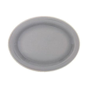 Thunder Group DM213H Platter, 13-1/2" X 10-1/2", Oval, Melamine, Graham, NSF