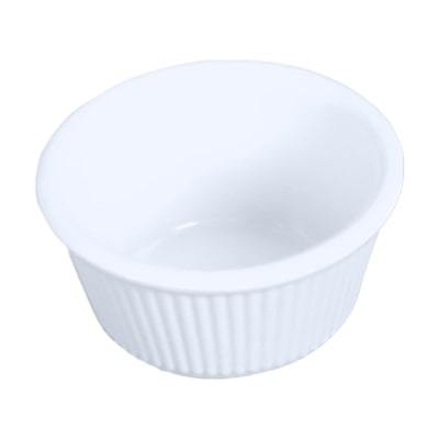 Thunder Group ML532W1 Ramekin, 4 Oz Capacity, 3-3/8" Dia, Round, BPA Free, NSF