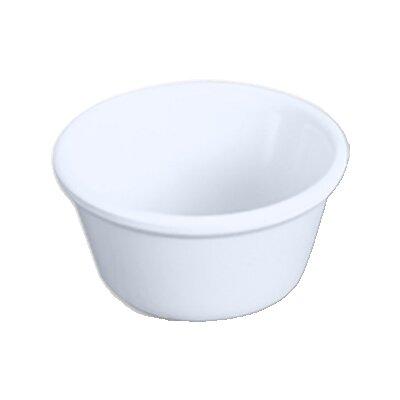 Thunder Group ML538W1 Ramekin, 4 Oz Capacity, 3-3/8" Dia, Round, BPA Free, NSF