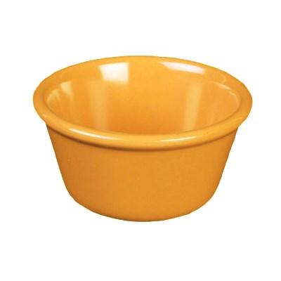 Thunder Group ML538YW1 Ramekin, 4 Oz Capacity, 3-3/8" Dia, Round, BPA Free, NSF