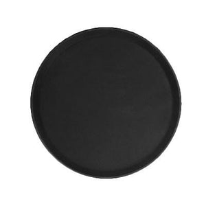 Thunder Group PLFT1400BK 14" Round Tray, Black, Fiberglass