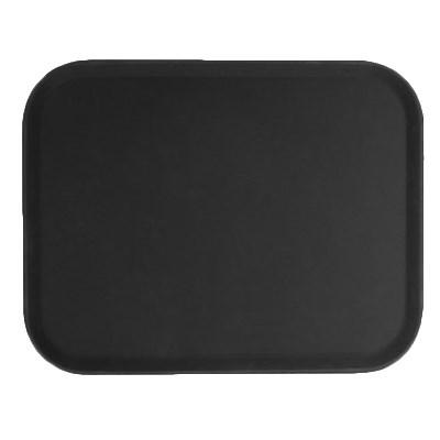 Thunder Group PLFT1418BK 14" X 18" Rectangular Tray, Black, Fiberglass