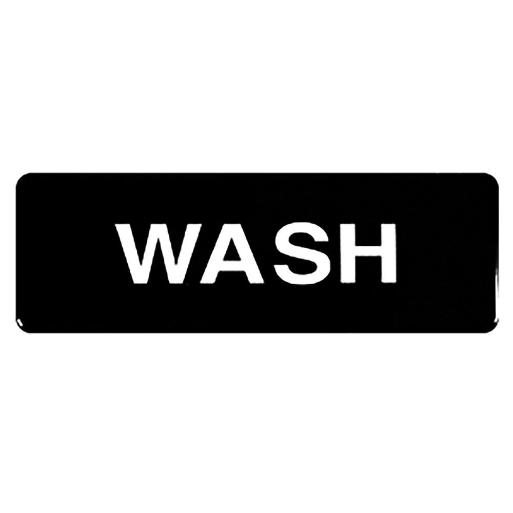 Thunder Group PLIS9341BK 9" X 3" Information Sign With Symbols, Wash